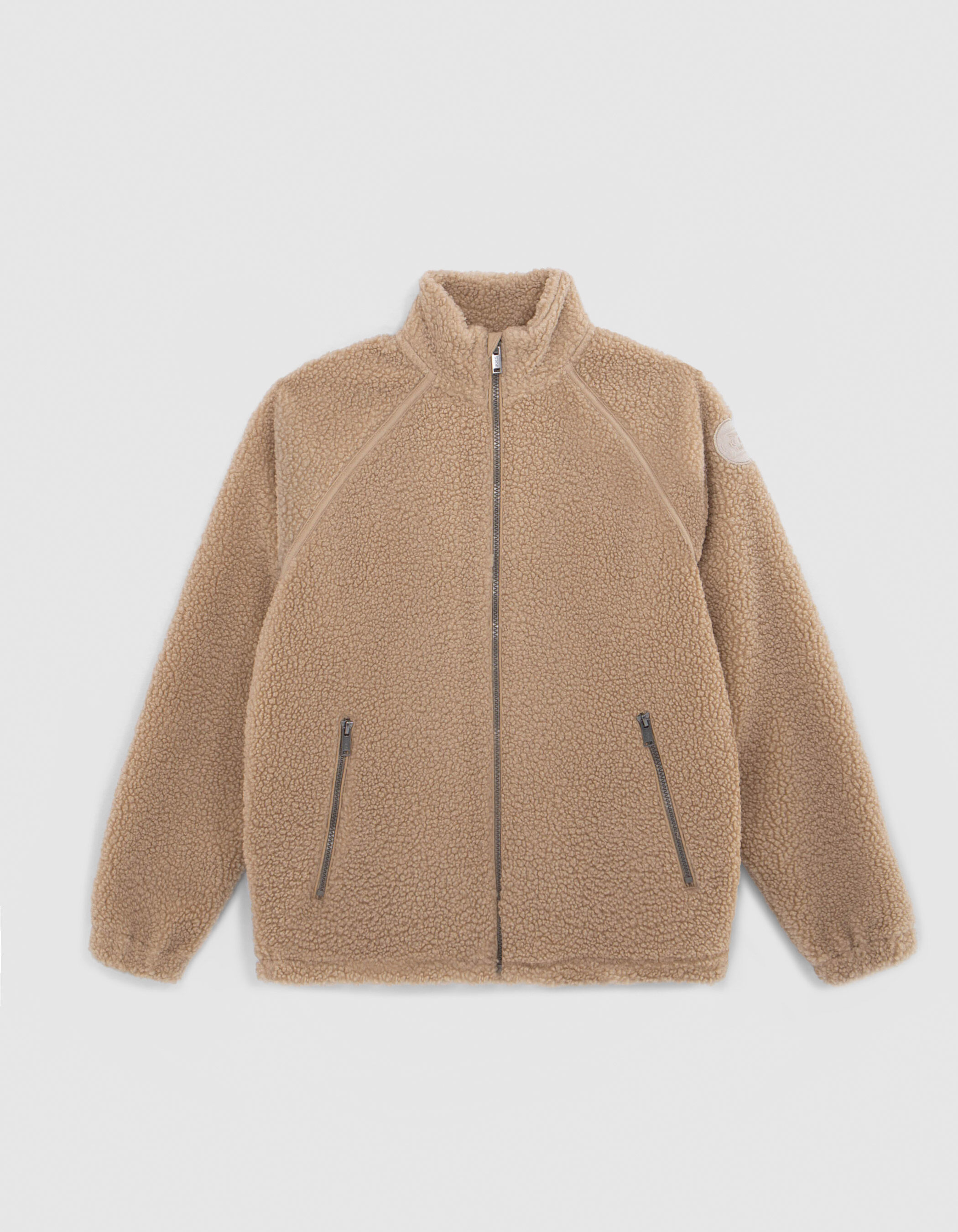 Fleece sherpa cardigan hot sale