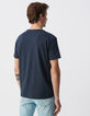 Men’s ink organic cotton Essential crew neck T-shirt-3