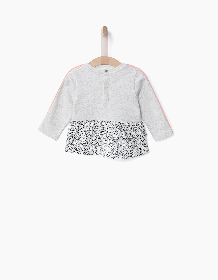 Grijze sweater babymeisjes - IKKS