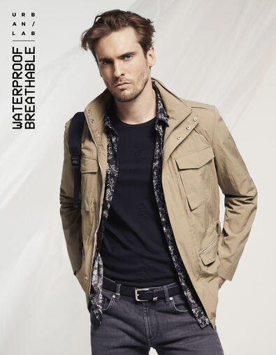 Men’s mink WATERPROOF BREATHABLE safari jacket - IKKS