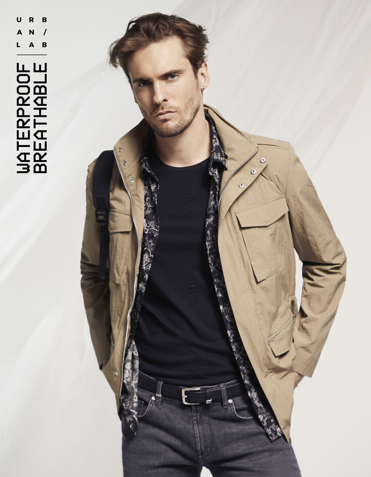 Men’s mink WATERPROOF BREATHABLE safari jacket-1