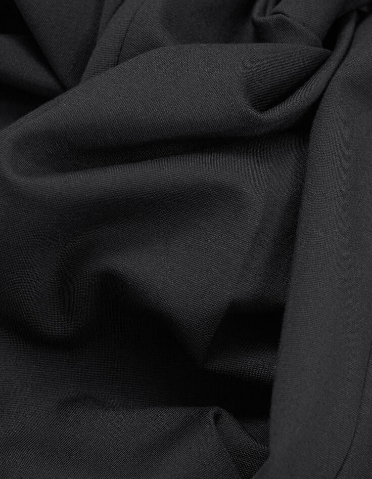 Men&rsquo;s black Milano knit STRAIGHT suit trousers-9