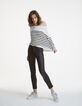 Pull marinière lacet femme-6