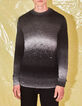 Men&rsquo;s charcoal faded-stripe knit sweater-2