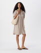 El bolso hobo de ganchillo beige Mujer-6