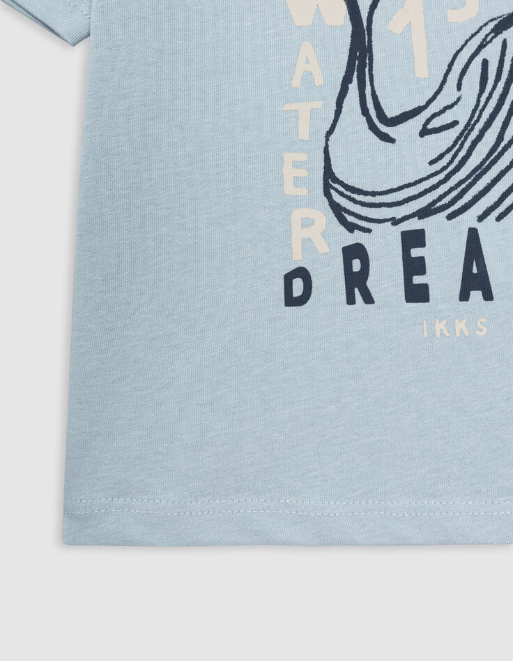 Green organic cotton baby boy whale T-shirt-4