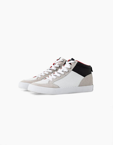 WAY three-colour high-top trainers - IKKS