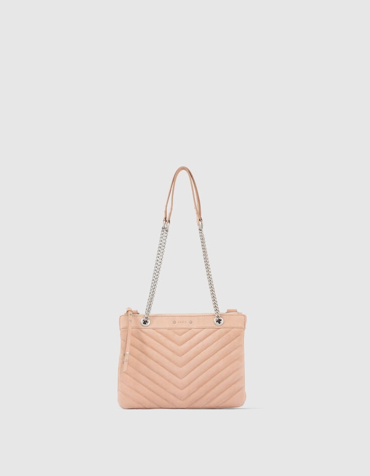 Women&rsquo;s nude colour PASTEL REPORTER 1440 tote bag-1