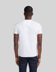 Wit T-shirt DRY FAST dierenmotief Heren-4