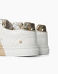 Girls' white trainers-5
