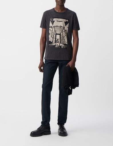 Graues Herren-T-Shirt, Comic-Motiv IKKS x BATMAN - IKKS