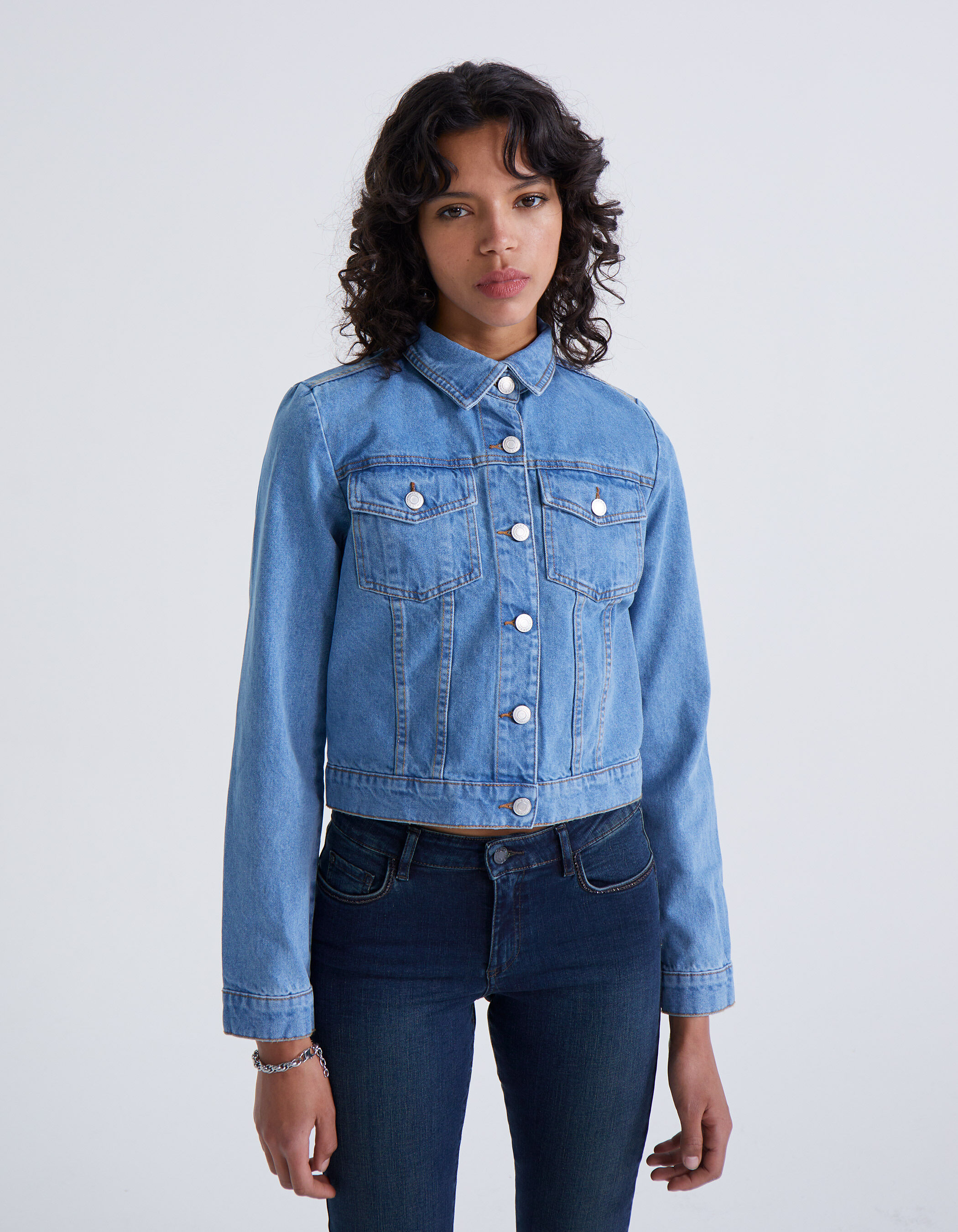 Veste jean 2025 bleu