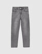 Graue STRAIGHT-Jungenjeans-1
