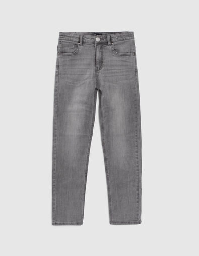 Graue STRAIGHT-Jungenjeans - IKKS