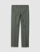Pantalón de traje gris cuadros hombre-5