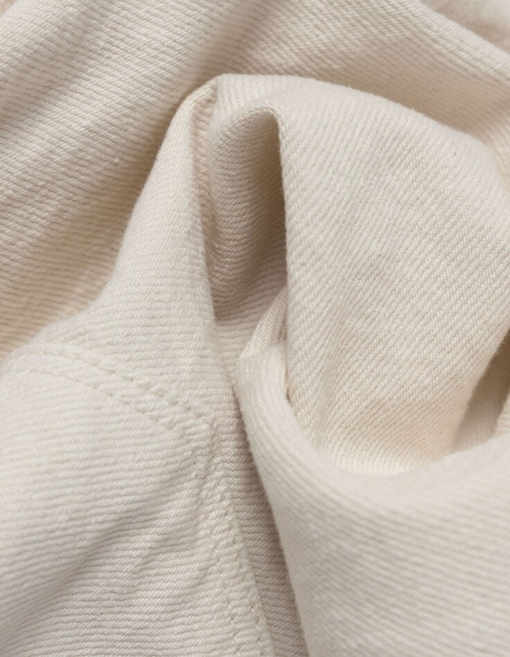 Serge Herren ecru gerade Jeans-5