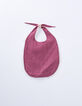 Lange violet en roze slabber linnen GABRIELLE PARIS-2
