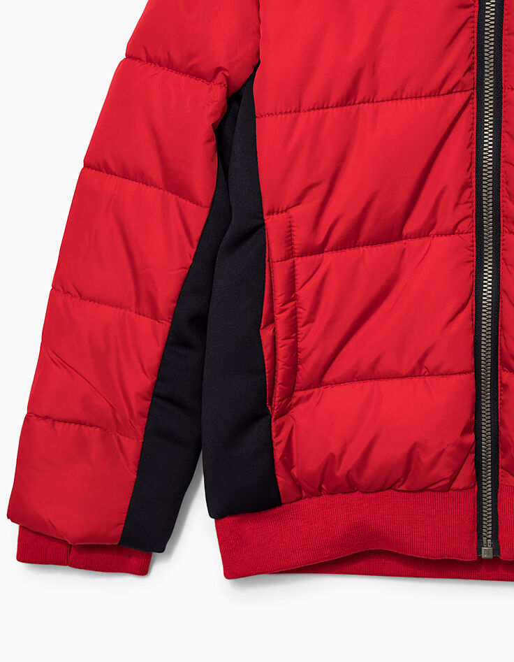 Rote Jungensteppjacke -6