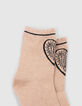 Chaussettes noires, violettes et dorées fille-6