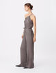 Grey Lyocell&reg; jumpsuit asymmetrical for women-3