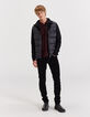 Polo bordeaux bi matière IKKS BETTER Homme-6