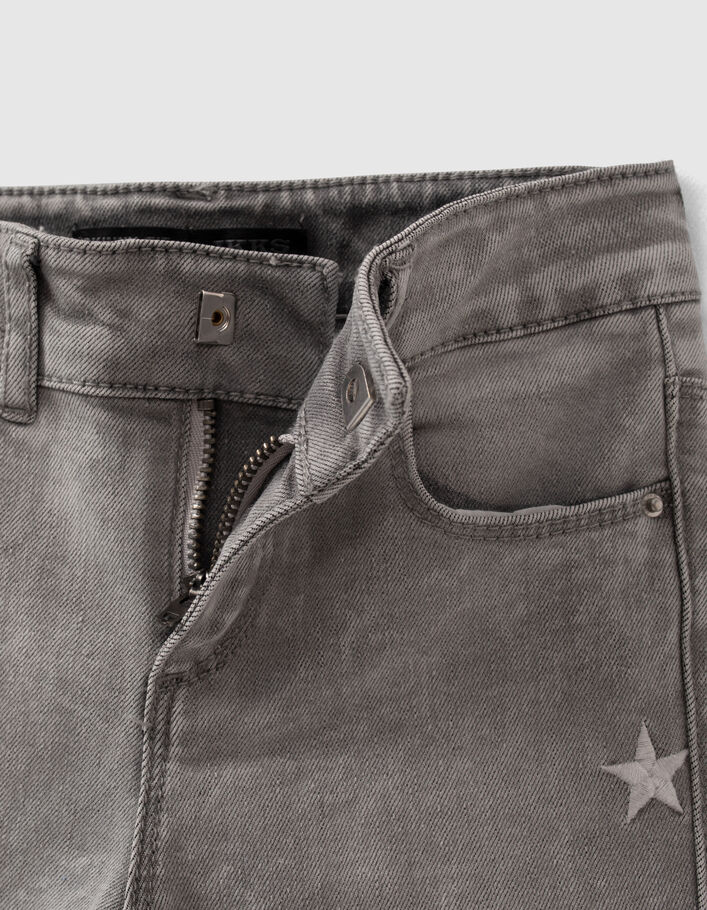 Grijze skinny jeans met grafische sjaal meisjes - IKKS