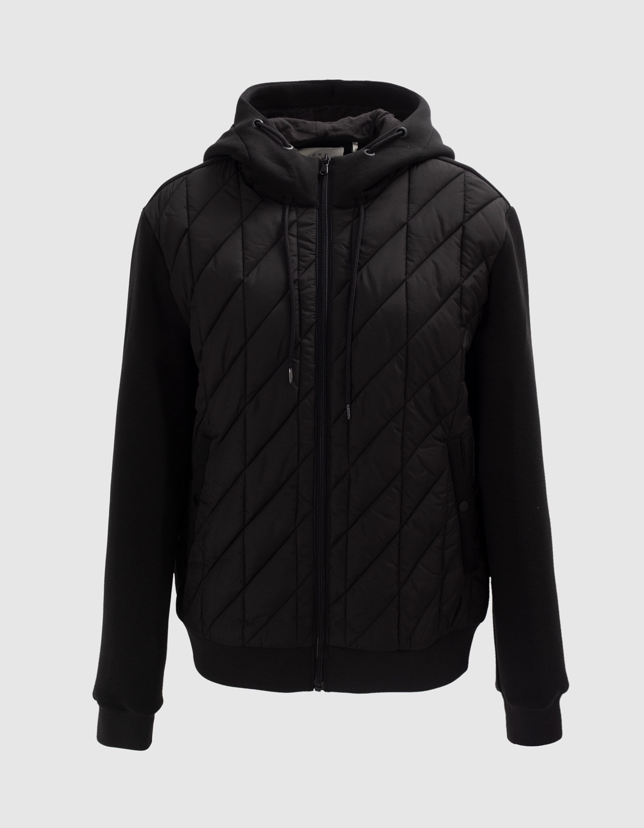 Doudoune noir matelassé hotsell homme