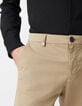 Pantalon chino SLIM beige Homme-3