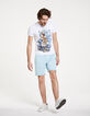 Tee-shirt blanc arty homme-6