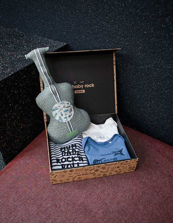 Box bodies bleu bio IKKS et guitare BARNABE AIME LE CAFE-1 Box bodies bleu bio IKKS et guitare BARNABE AIME LE CAFE-1