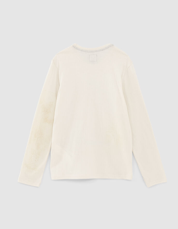 T-shirt mastic empreintes pas emboss&eacute;es gar&ccedil;on-3