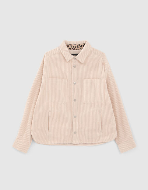 Beige jasje ribfluweel meisjes - IKKS