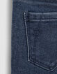 Blaue Flare-M&auml;dchenjeans mit Halstuchg&uuml;rtel-6