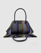 Sac cabas tress&eacute; motif rayures Femme-5