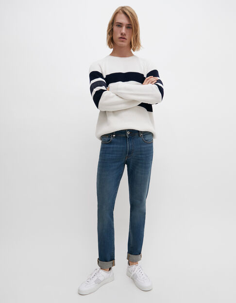 Indigoblaue SLIM-Herrenjeans Dennis