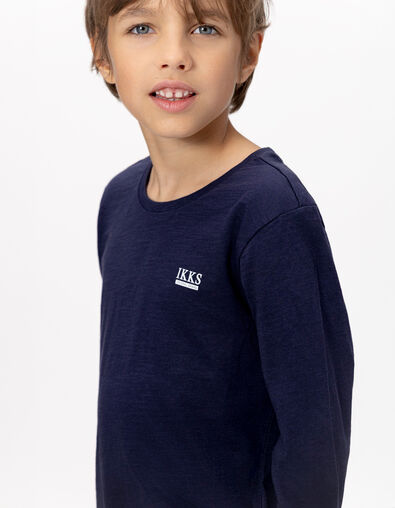 Tee-shirt navy Essentiel coton bio garçon - IKKS