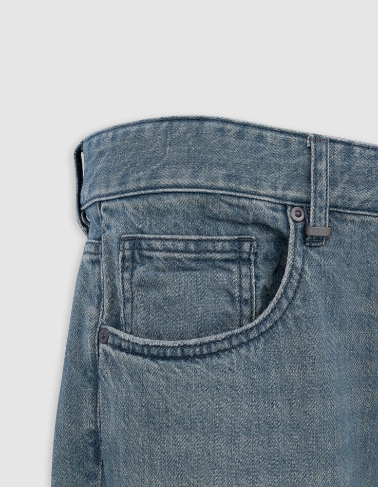Blauwgrijze STRAIGHT jeans Heren-5