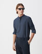 Tunique REGULAR encre motif rayures Homme-1