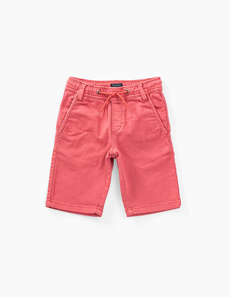Bermudas coral punto knitlook niño -2 Bermudas coral punto knitlook niño -2