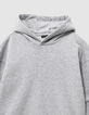 Boys&rsquo; grey hoodie with XL image on back-7