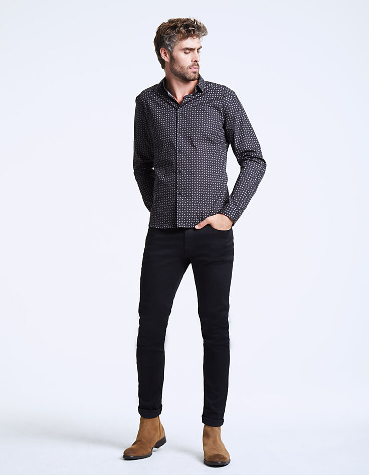 Men’s black skinny jeans-6
