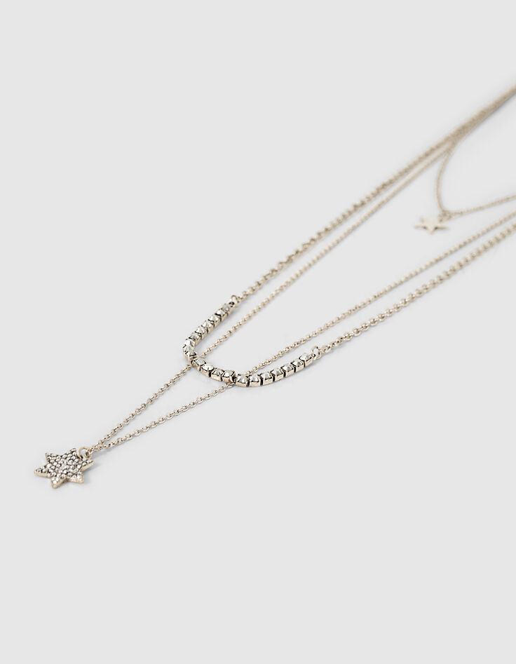 Collier sautoir étoiles strass bijoux femme-2 Collier sautoir étoiles strass bijoux femme-2