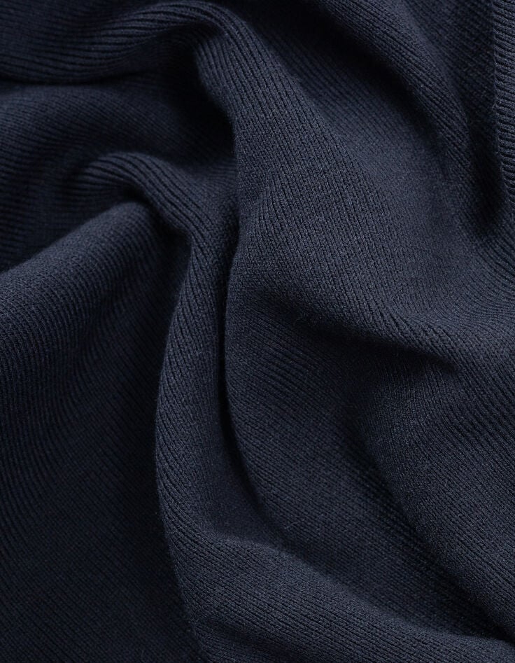 Men&rsquo;s ink knit zip-up cardigan-8