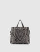 Sac cabas LE 1440 DENIM matelassé chevrons femme-5