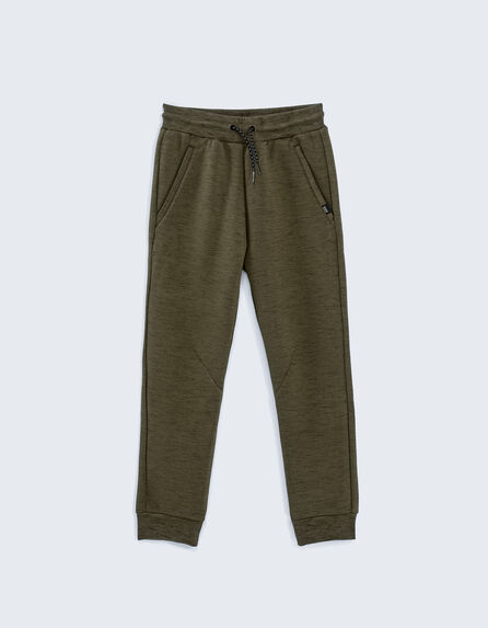 Boys’ bronze joggers with zipped back pocket