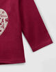 Rotes Babymädchen-Matrosen-T-Shirt, Biobaumwolle, Motiv-4