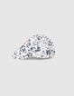 Casquette blanc cassé imprimé toile de Jouy bébé garçon -6
