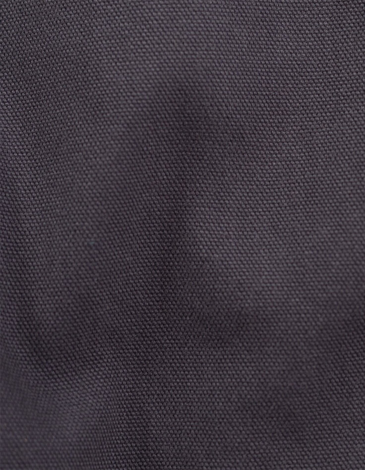Kort grijs jasje maxi borduursel rug meisjes-10