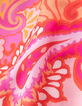 Rosa Mädchentop mit psychedelischem Print-7