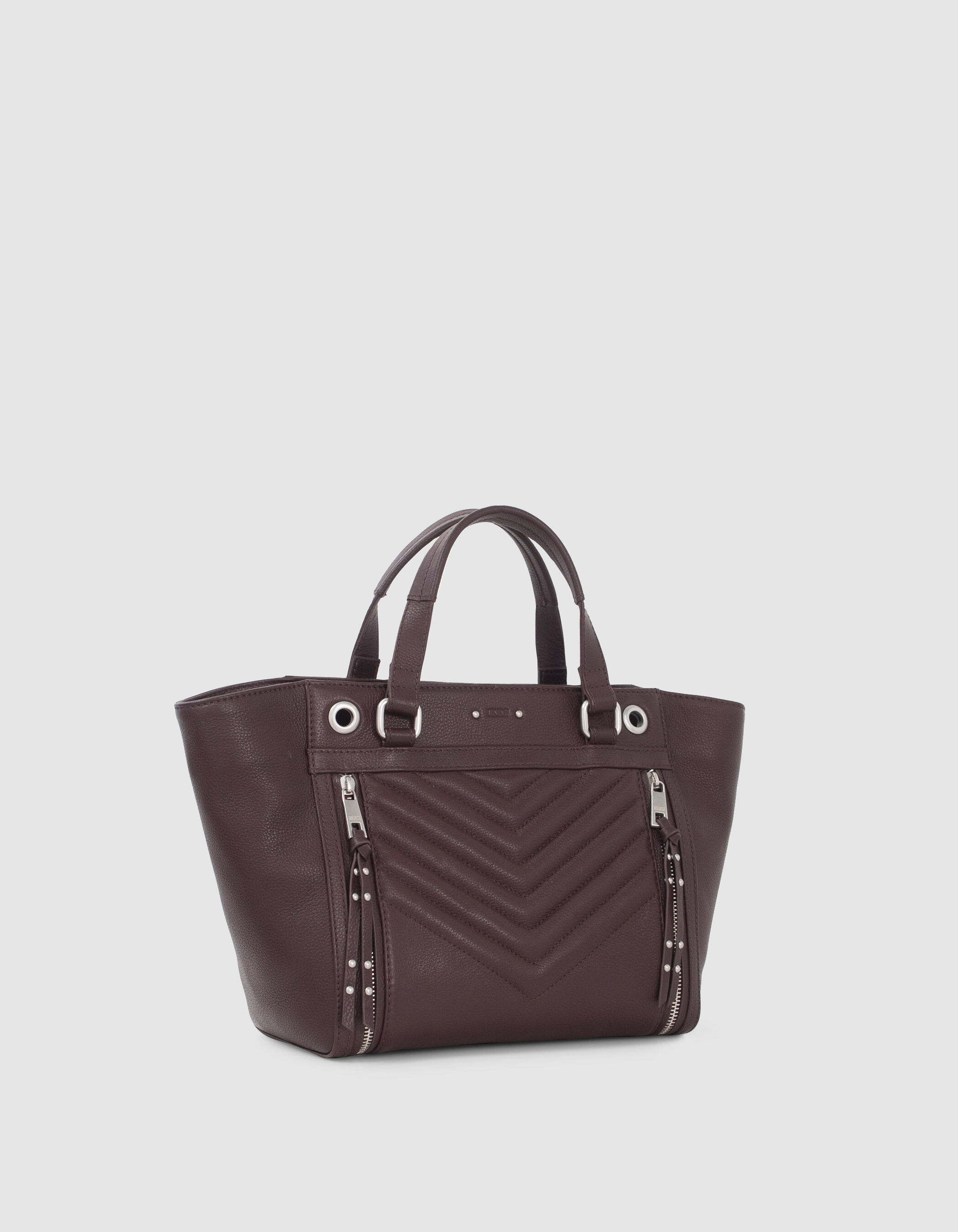 Women s garnet leather 1440 Medium tote bag